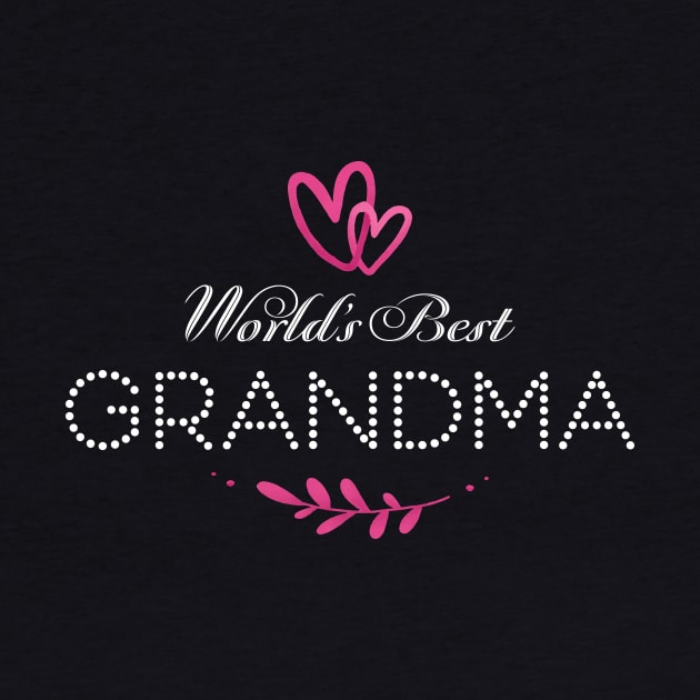 World's Best Grandma Tshirt Great Grandparent Gifts by Wintrly